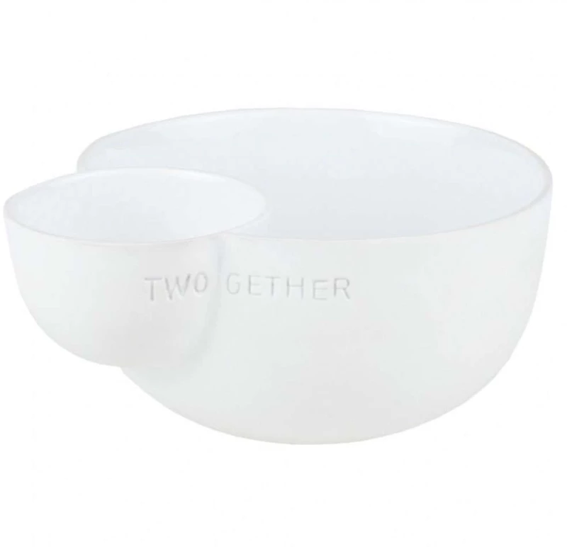 Μπωλ Σερβιρίσματος Two Gether RD0016325 14x12x6,5cm White Raeder Πορσελάνη