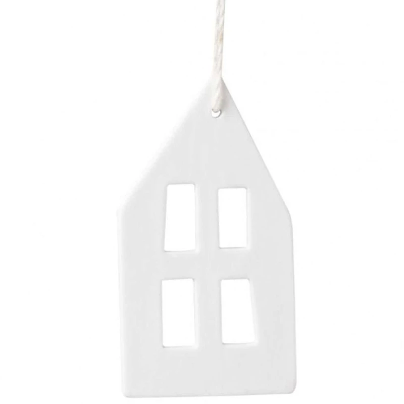 Στολίδι Χριστουγεννιάτικο Residential RD0090095 4x6cm White Raeder