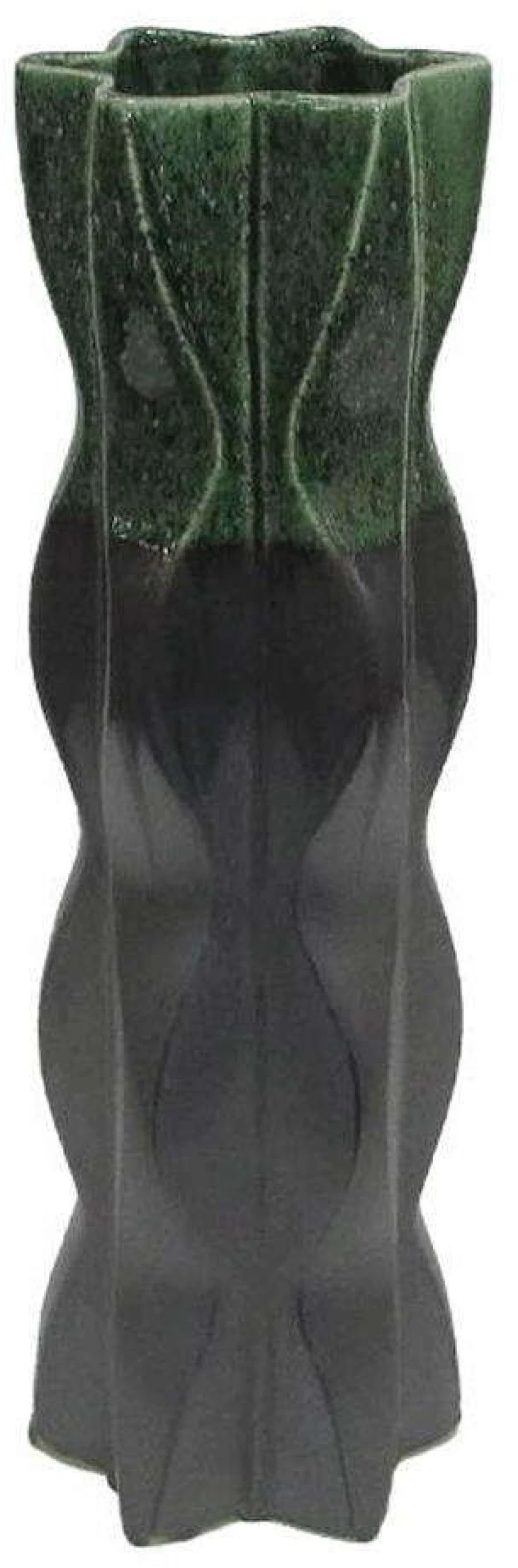 Κηροπήγιο Κεραμικό 003-223-087 14,5x14x46,5cm Grey-Green Κεραμικό
