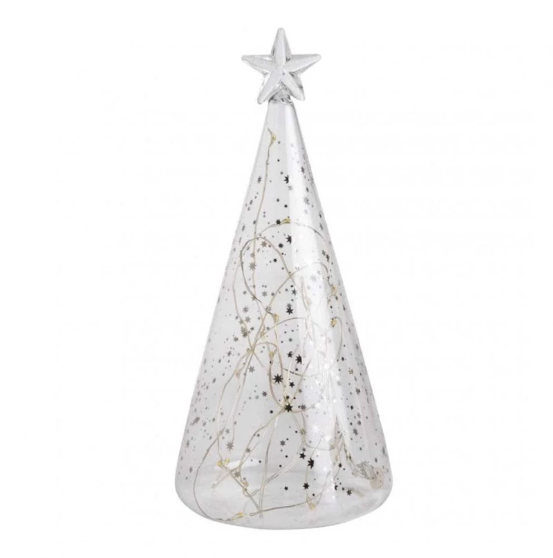 Διακοσμητικό Δεντράκι LED Stars RD0089961 10x22cm Clear-Gold Raeder