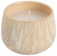 Αρωματικό Κερί Corfu AH-AX73163 Φ9x6,5cm Beige Andrea House Κεραμικό