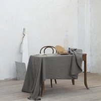 Τραπεζομάντηλο Linho Dark Grey Nima 150 X 250 Λινό