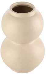 Βάζο Κεραμικό Miyoshi 421013 13x20cm Beige Eglo Κεραμικό