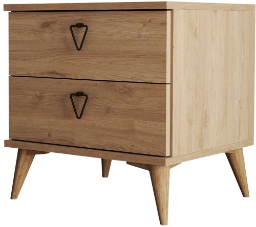 Κομοδίνο Versa 389MZA1711 52x45x55,1cm Oak