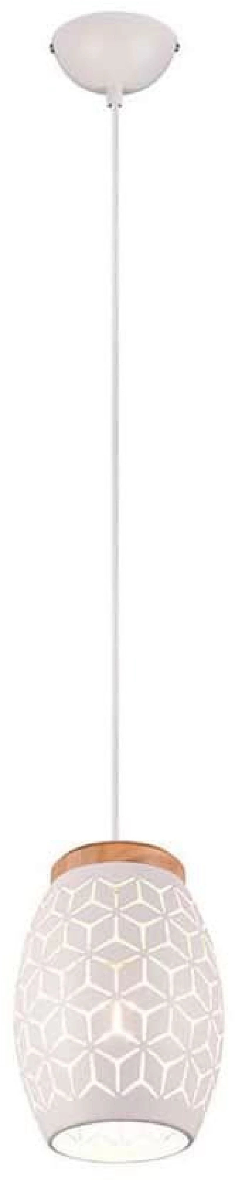 Φωτιστικό Οροφής Κρεμαστό Bidar R31571031 E27 15x150cm White RL Lighting