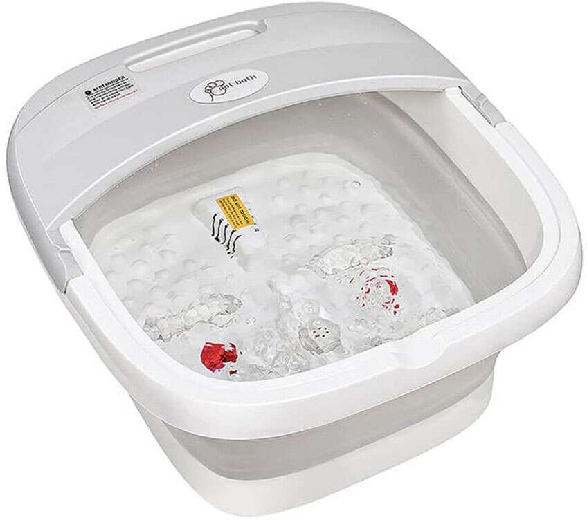 Πτυσσόμενη Συσκευή Μασάζ για τα Πόδια 500W RZ-718 Λευκή