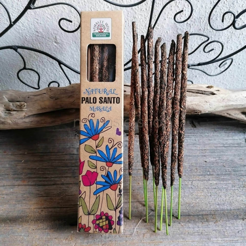 Θυμίαμα Natural Botanical Masala Organic Palo Santo 11τμχ