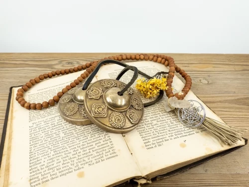 Χειροποίητα Κύμβαλα Διαλογισμού Meditation Cymbals Seven Chakra 6,7cm