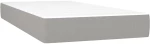 ΚΡΕΒΑΤΙ BOXSPRING ΜΕ ΣΤΡΩΜΑ ΑΝΟΙΧΤΟ ΓΚΡΙ 90X200 ΕΚ. ΥΦΑΣΜΑΤΙΝΟ 3139945