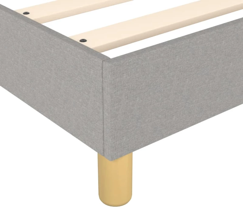 ΚΡΕΒΑΤΙ BOXSPRING ΜΕ ΣΤΡΩΜΑ ΑΝΟΙΧΤΟ ΓΚΡΙ 90X200 ΕΚ. ΥΦΑΣΜΑΤΙΝΟ 3144143