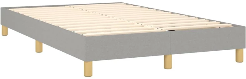 ΚΡΕΒΑΤΙ BOXSPRING ΜΕ ΣΤΡΩΜΑ ΑΝΟΙΧΤΟ ΓΚΡΙ 120X200 ΕΚ. ΥΦΑΣΜΑΤΙΝΟ 3140441