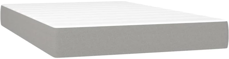 ΚΡΕΒΑΤΙ BOXSPRING ΜΕ ΣΤΡΩΜΑ ΑΝΟΙΧΤΟ ΓΚΡΙ 120X200 ΕΚ. ΥΦΑΣΜΑΤΙΝΟ 3142241