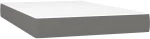 ΚΡΕΒΑΤΙ BOXSPRING ΜΕ ΣΤΡΩΜΑ ΣΚΟΥΡΟ ΓΚΡΙ 120X200 ΕΚ. ΥΦΑΣΜΑΤΙΝΟ 3144507