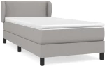 ΚΡΕΒΑΤΙ BOXSPRING ΜΕ ΣΤΡΩΜΑ ΑΝΟΙΧΤΟ ΓΚΡΙ 100X200 ΕΚ. ΥΦΑΣΜΑΤΙΝΟ 3126141