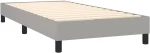 ΚΡΕΒΑΤΙ BOXSPRING ΜΕ ΣΤΡΩΜΑ ΑΝΟΙΧΤΟ ΓΚΡΙ 100X200 ΕΚ. ΥΦΑΣΜΑΤΙΝΟ 3129609