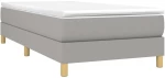ΚΡΕΒΑΤΙ BOXSPRING ΜΕ ΣΤΡΩΜΑ ΑΝΟΙΧΤΟ ΓΚΡΙ 80X200 ΕΚ. ΥΦΑΣΜΑΤΙΝΟ 3144127