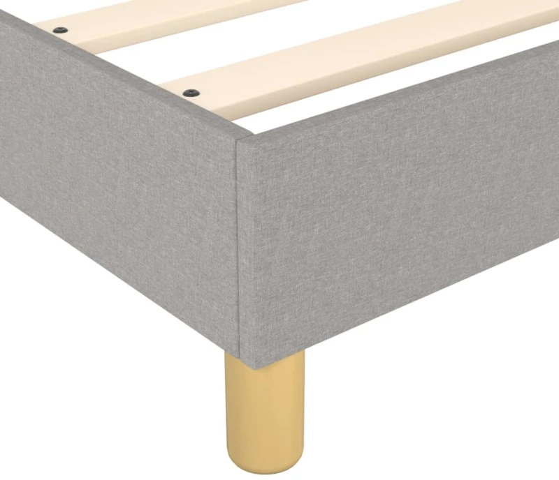 ΚΡΕΒΑΤΙ BOXSPRING ΜΕ ΣΤΡΩΜΑ ΑΝΟΙΧΤΟ ΓΚΡΙ 80X200 ΕΚ. ΥΦΑΣΜΑΤΙΝΟ 3144127