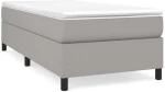 ΚΡΕΒΑΤΙ BOXSPRING ΜΕ ΣΤΡΩΜΑ ΑΝΟΙΧΤΟ ΓΚΡΙ 100X200 ΕΚ. ΥΦΑΣΜΑΤΙΝΟ 3144399