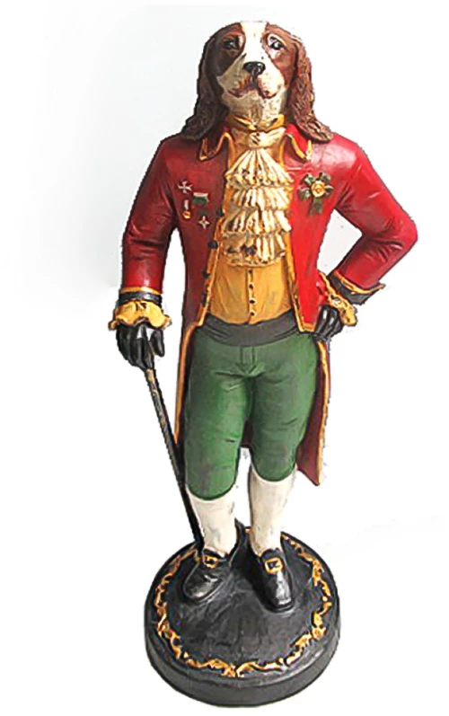 Φιγούρα αριστοκράτη σκύλου 17,5x15,5x48,5cm HomeGuru 24576 TM385