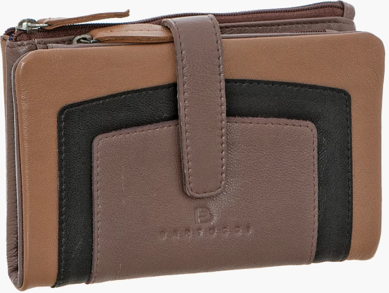 Δερμάτινο Γυναικείο Πορτοφόλι (521-1001-brown)