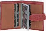 Δερμάτινη καρτοθήκη (521-8007-red)