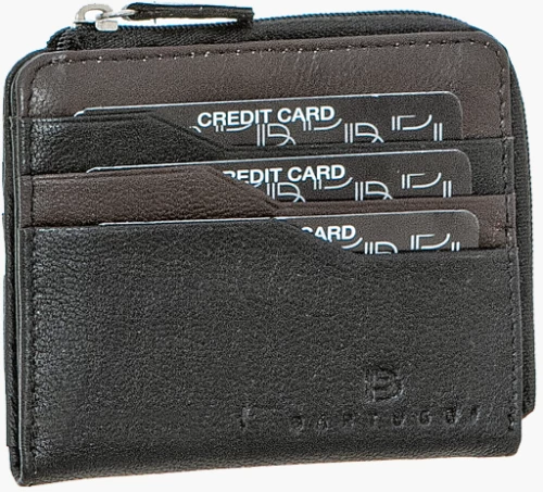 Δερμάτινη καρτοθήκη (521-8010-black)