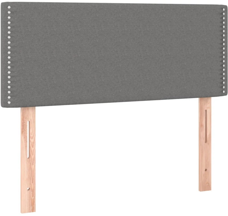 ΚΡΕΒΑΤΙ BOXSPRING ΜΕ ΣΤΡΩΜΑ ΣΚΟΥΡΟ ΓΚΡΙ 90X190 ΕΚ. ΥΦΑΣΜΑΤΙΝΟ 3140498