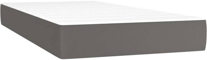 ΚΡΕΒΑΤΙ BOXSPRING ΜΕ ΣΤΡΩΜΑ ΓΚΡΙ 90X190 ΕΚ. ΑΠΟ ΣΥΝΘΕΤΙΚΟ ΔΕΡΜΑ 3144235