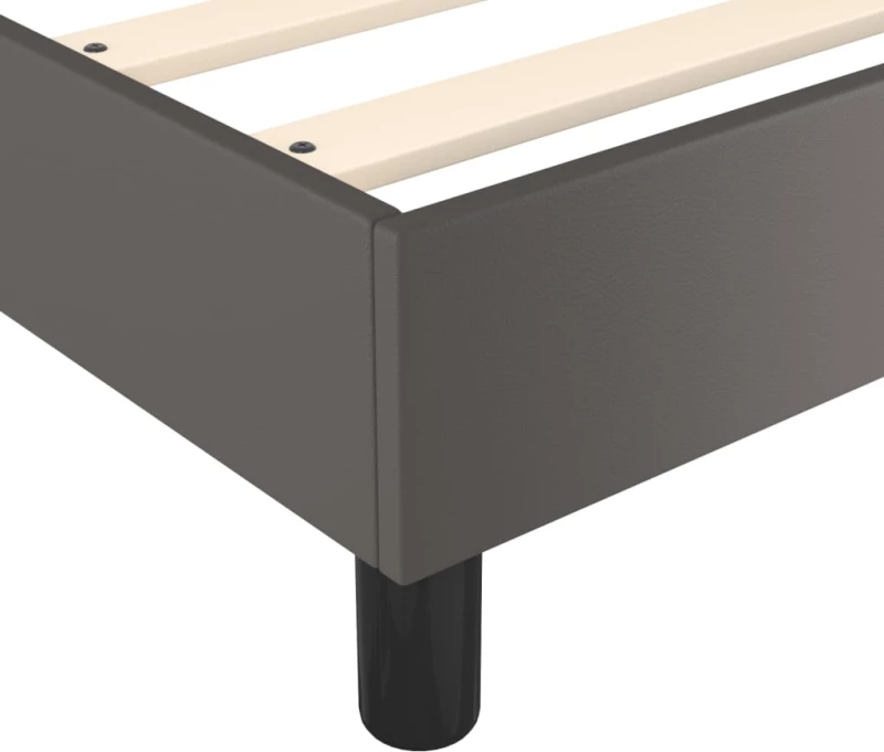 ΚΡΕΒΑΤΙ BOXSPRING ΜΕ ΣΤΡΩΜΑ ΓΚΡΙ 90X190 ΕΚ. ΑΠΟ ΣΥΝΘΕΤΙΚΟ ΔΕΡΜΑ 3144235