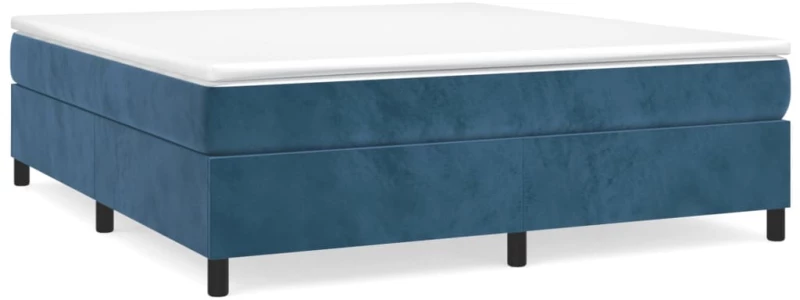 ΚΡΕΒΑΤΙ BOXSPRING ΜΕ ΣΤΡΩΜΑ ΣΚΟΥΡΟ ΜΠΛΕ 160X200 ΕΚ. ΒΕΛΟΥΔΙΝΟ 3144691