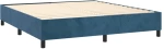 ΚΡΕΒΑΤΙ BOXSPRING ΜΕ ΣΤΡΩΜΑ ΣΚΟΥΡΟ ΜΠΛΕ 160X200 ΕΚ. ΒΕΛΟΥΔΙΝΟ 3144691