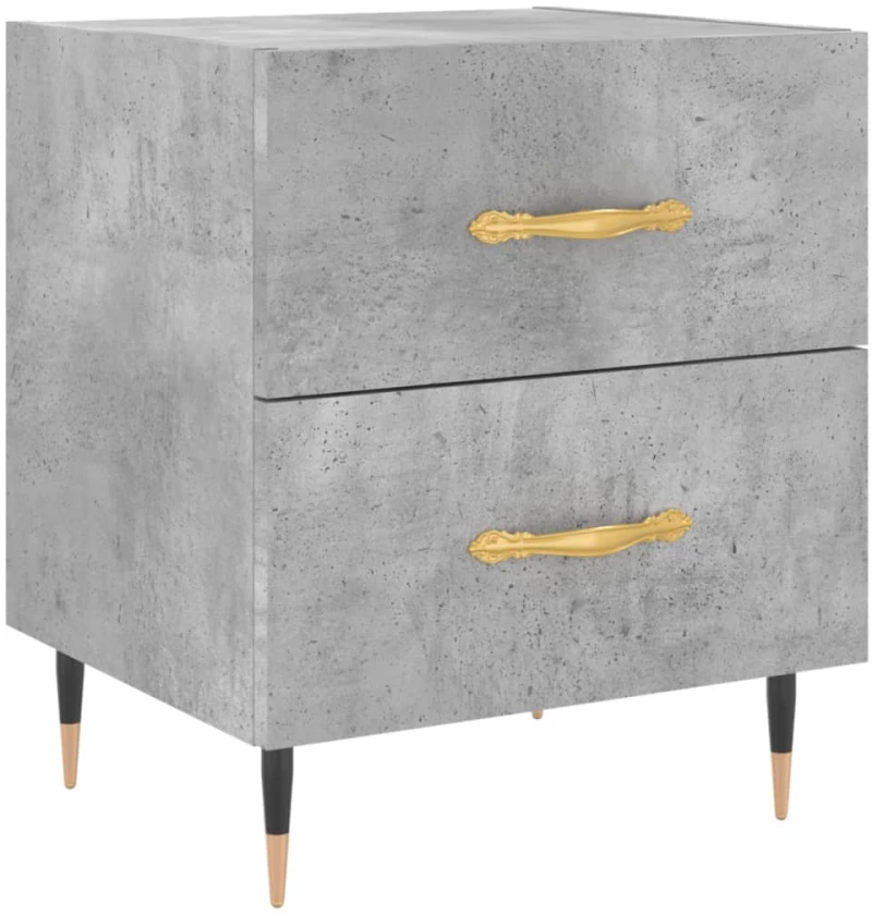 ΚΟΜΟΔΙΝΑ 2 ΤΕΜ. ΓΚΡΙ ΣΚΥΡΟΔΕΜ. 40 X 35 X 47,5 ΕΚ. ΕΠΕΞΕΡΓ. ΞΥΛΟ 827269
