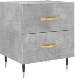 ΚΟΜΟΔΙΝΑ 2 ΤΕΜ. ΓΚΡΙ ΣΚΥΡΟΔΕΜ. 40 X 35 X 47,5 ΕΚ. ΕΠΕΞΕΡΓ. ΞΥΛΟ 827269