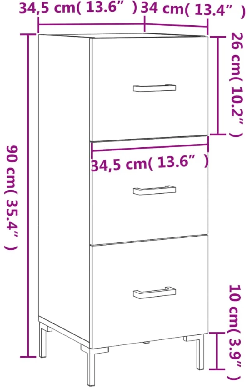 ΝΤΟΥΛΑΠΙ SONOMA ΔΡΥΣ 34,5X34X90 ΕΚ. ΑΠΟ ΕΠΕΞΕΡΓΑΣΜΕΝΟ ΞΥΛΟ 828607