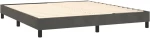 ΚΡΕΒΑΤΙ BOXSPRING ΜΕ ΣΤΡΩΜΑ & LED ΣΚ. ΓΚΡΙ 160X200ΕΚ. ΒΕΛΟΥΔΙΝΟ 3134652