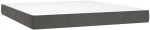 ΚΡΕΒΑΤΙ BOXSPRING ΜΕ ΣΤΡΩΜΑ ΣΚΟΥΡΟ ΓΚΡΙ 160X200 ΕΚ. ΒΕΛΟΥΔΙΝΟ 3141432