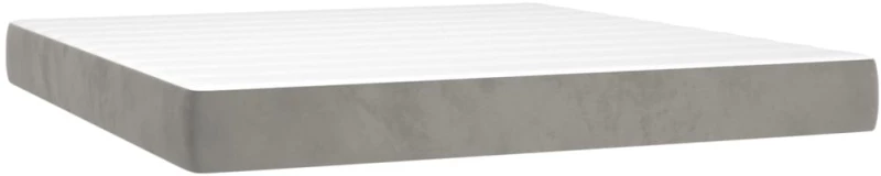 ΚΡΕΒΑΤΙ BOXSPRING ΜΕ ΣΤΡΩΜΑ ΑΝΟΙΧΤΟ ΓΚΡΙ 160X200 ΕΚ. ΒΕΛΟΥΔΙΝΟ 3132807