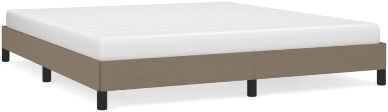ΠΛΑΙΣΙΟ ΚΡΕΒΑΤΙΟΥ TAUPE 180X200 ΕΚ. ΥΦΑΣΜΑΤΙΝΟ 346740