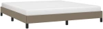 ΠΛΑΙΣΙΟ ΚΡΕΒΑΤΙΟΥ TAUPE 180X200 ΕΚ. ΥΦΑΣΜΑΤΙΝΟ 346740
