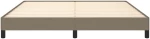 ΠΛΑΙΣΙΟ ΚΡΕΒΑΤΙΟΥ TAUPE 180X200 ΕΚ. ΥΦΑΣΜΑΤΙΝΟ 346740