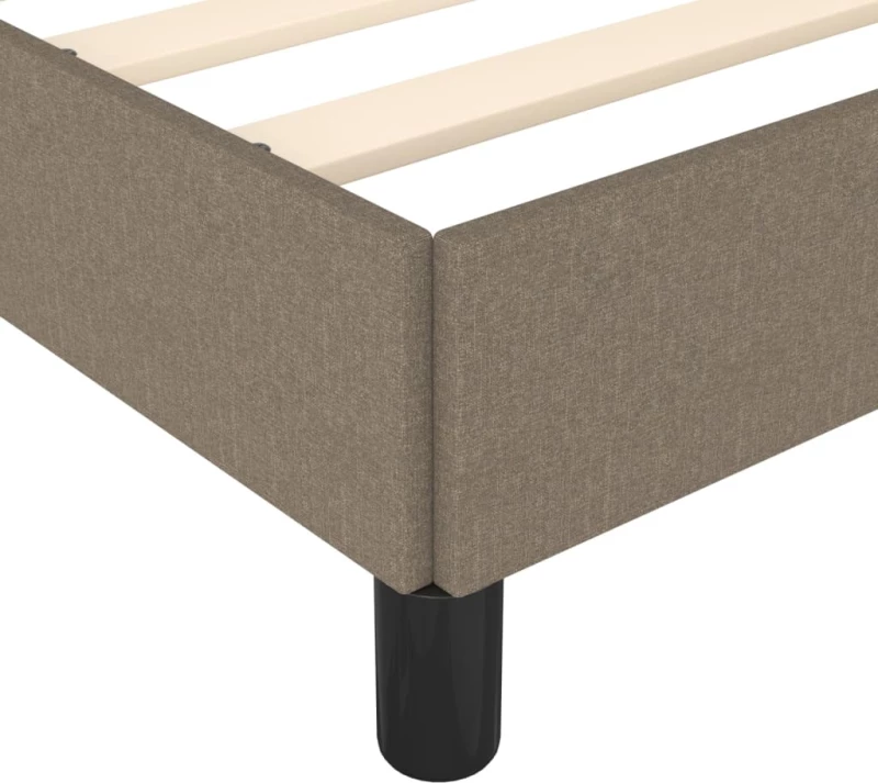 ΠΛΑΙΣΙΟ ΚΡΕΒΑΤΙΟΥ TAUPE 180X200 ΕΚ. ΥΦΑΣΜΑΤΙΝΟ 346740
