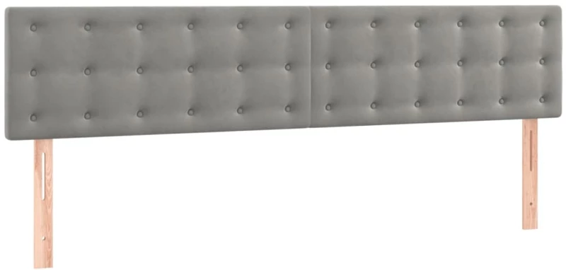 ΚΡΕΒΑΤΙ BOXSPRING ΜΕ ΣΤΡΩΜΑ ΑΝΟΙΧΤΟ ΓΚΡΙ 200X200 ΕΚ. ΒΕΛΟΥΔΙΝΟ 3131219
