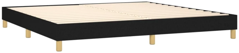 ΚΡΕΒΑΤΙ BOXSPRING ΜΕ ΣΤΡΩΜΑ & LED ΜΑΥΡΟ 200X200 ΕΚ. ΥΦΑΣΜΑΤΙΝΟ 3133743
