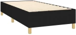 ΚΡΕΒΑΤΙ BOXSPRING ΜΕ ΣΤΡΩΜΑ & LED ΜΑΥΡΟ 90X190 ΕΚ. ΥΦΑΣΜΑΤΙΝΟ 3138999