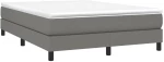ΚΡΕΒΑΤΙ BOXSPRING ΜΕ ΣΤΡΩΜΑ ΣΚΟΥΡΟ ΓΚΡΙ 160X200 ΕΚ ΥΦΑΣΜΑΤΙΝΟ 3144086