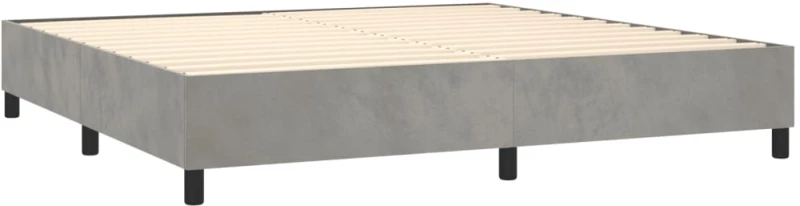 ΚΡΕΒΑΤΙ BOXSPRING ΜΕ ΣΤΡΩΜΑ & LED ΑΝ.ΓΚΡΙ 200X200 ΕΚ. ΒΕΛΟΥΔΙΝΟ 3139823