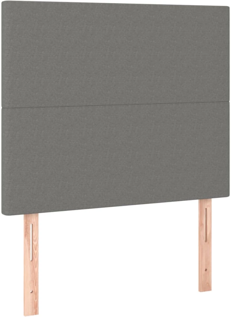 ΚΡΕΒΑΤΙ BOXSPRING ΜΕ ΣΤΡΩΜΑ ΣΚΟΥΡΟ ΓΚΡΙ 120X200 ΕΚ. ΥΦΑΣΜΑΤΙΝΟ 3136422