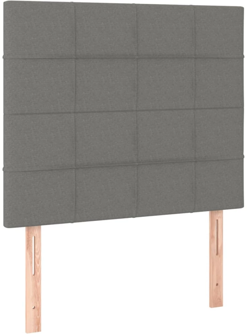 ΚΡΕΒΑΤΙ BOXSPRING ΜΕ ΣΤΡΩΜΑ ΣΚΟΥΡΟ ΓΚΡΙ 90X200 ΕΚ. ΥΦΑΣΜΑΤΙΝΟ 3136566