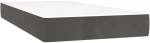 ΚΡΕΒΑΤΙ BOXSPRING ΜΕ ΣΤΡΩΜΑ ΣΚΟΥΡΟ ΓΚΡΙ 200X200 ΕΚ. ΒΕΛΟΥΔΙΝΟ 3142924