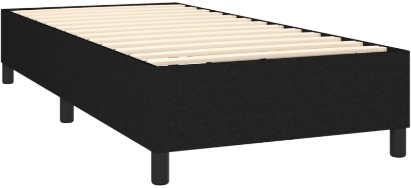 ΚΡΕΒΑΤΙ BOXSPRING ΜΕ ΣΤΡΩΜΑ & LED ΜΑΥΡΟ 90X200 ΕΚ. ΥΦΑΣΜΑΤΙΝΟ 3138127